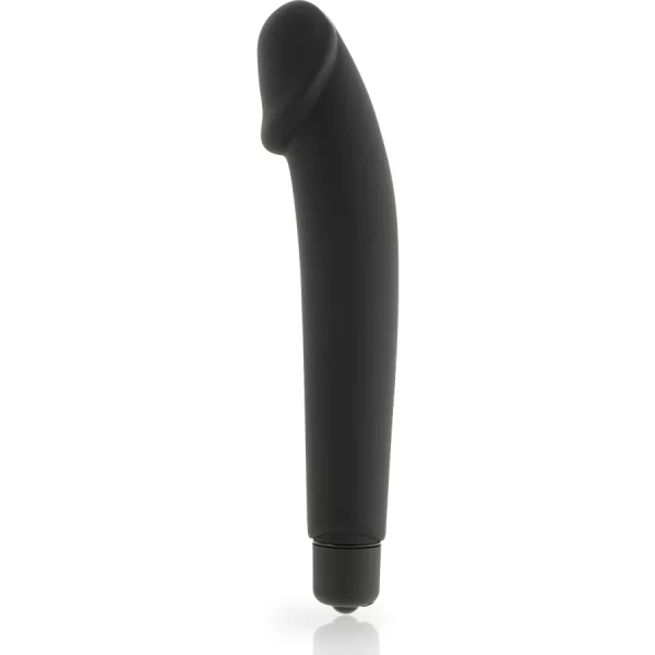 Vibratore Dolce Vita con Glande Marcato in Silicone nero 6
