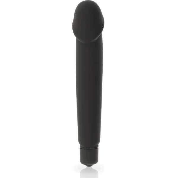Vibratore Dolce Vita con Glande Marcato in Silicone nero 9