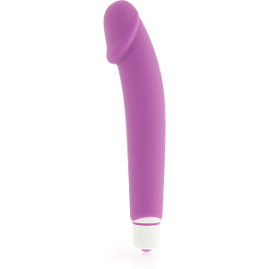 Vibratore Dolce Vita con Glande Marcato in Silicone viola