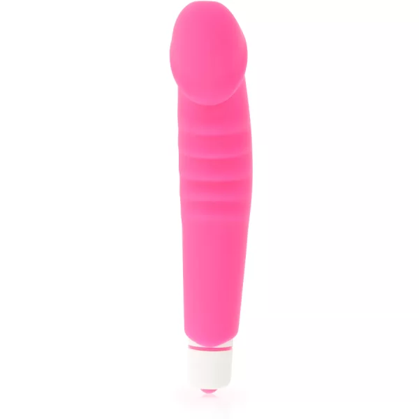 Vibratore Punto G Dolce Vita Realistic Pleasure Silicone Rosa 3