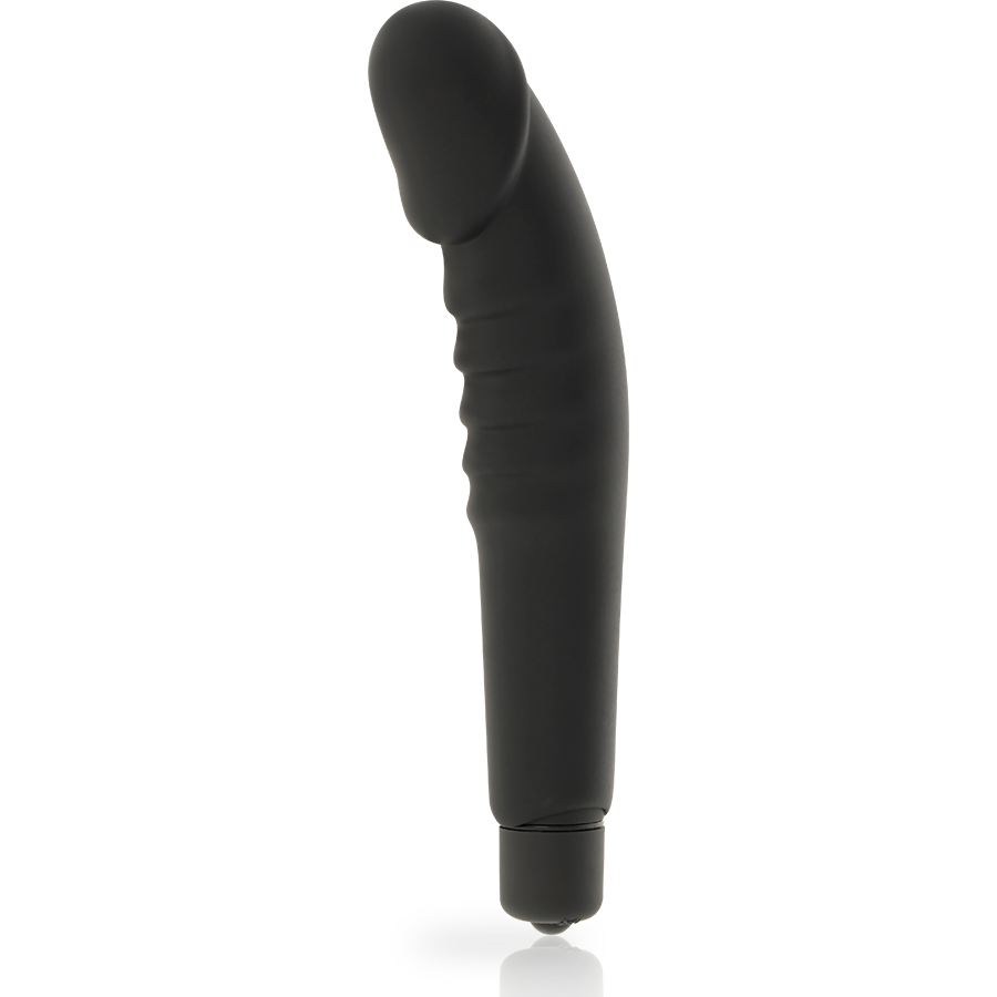 Vibratore Punto G Dolce Vita Realistic Pleasure Silicone Nero 3 Vibratore Punto G Dolce Vita Realistic Pleasure Silicone Nero 3