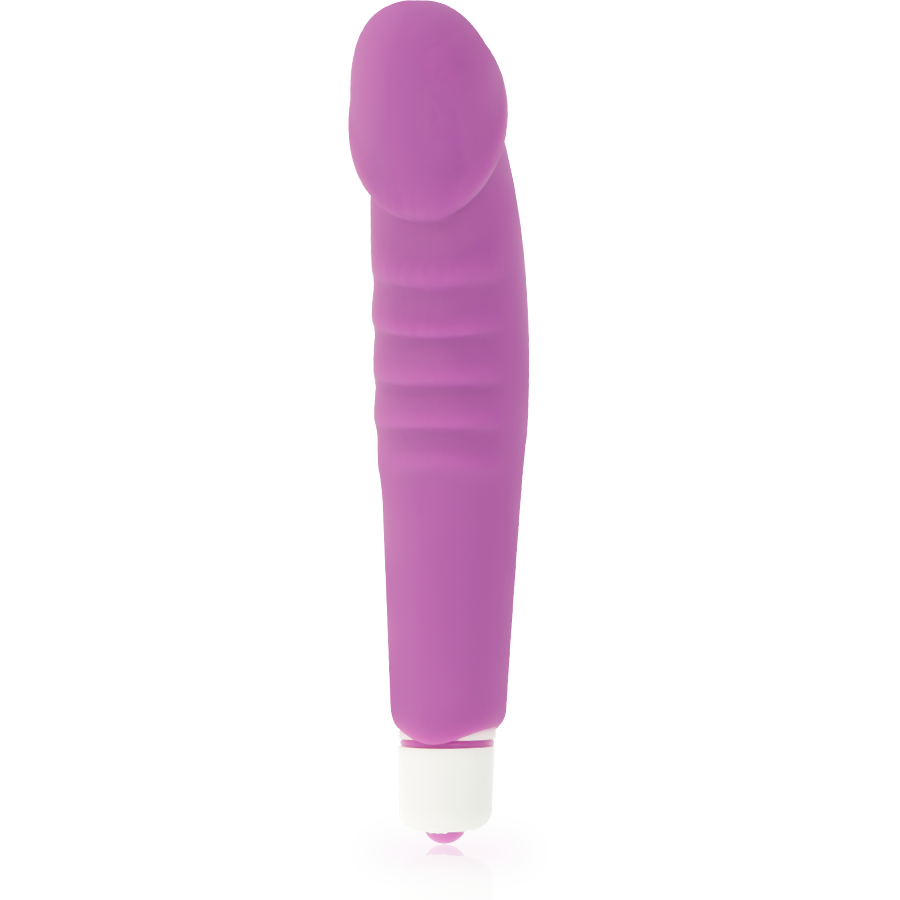 Vibratore Punto G Dolce Vita Realistic Pleasure Silicone Viola 4 Vibratore Punto G Dolce Vita Realistic Pleasure Silicone Viola 4