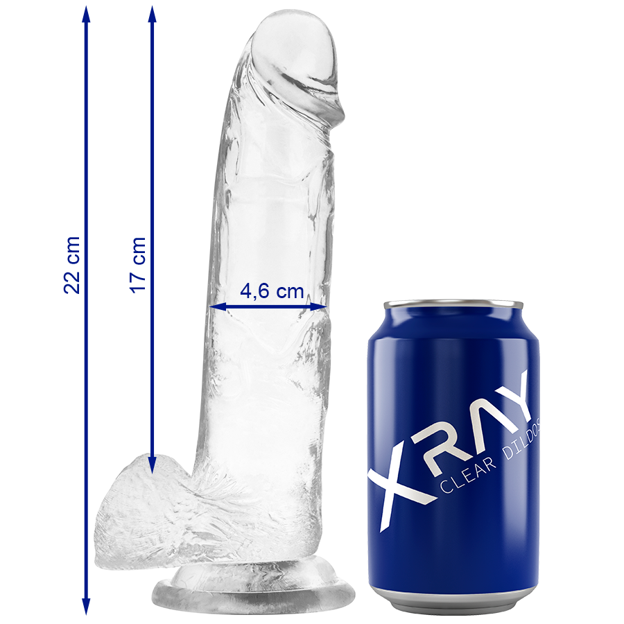 Dildo in Jelly Realistico 22 cm – X Ray