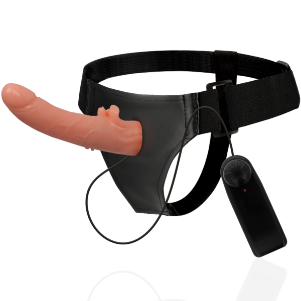 Strapon Harness Attraction con Vibratore RealisticoHector 20 X 3.5 cm 2
