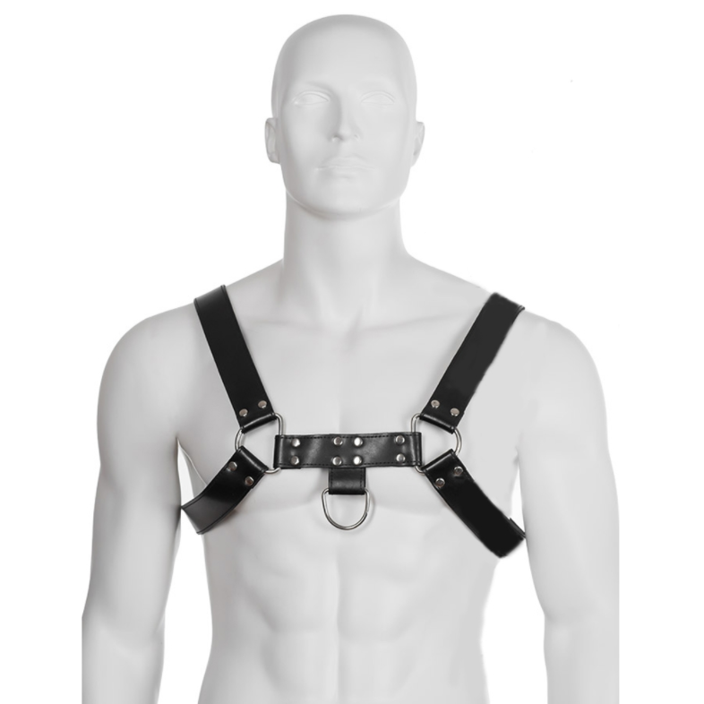 Imbracatura Bdsm Uomo con Catene In Pelle Nr 3