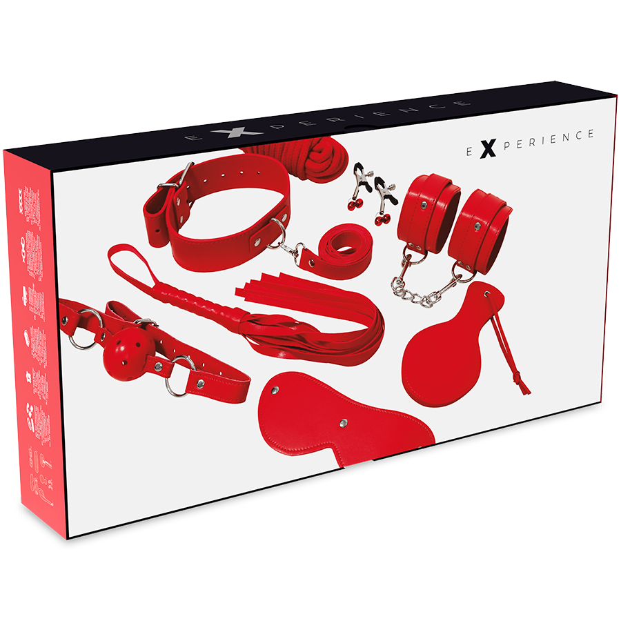 Kit Bdsm Esperienza Colore Rosso 16