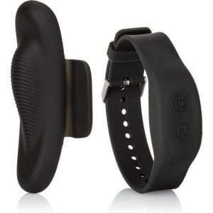 Ovulo Vibrante Wearwatch con Telecomando da Polso Blu e Nero