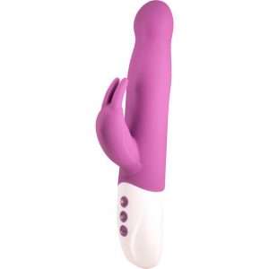 Vibratore Rabbit Sevencreations Euphoric Lilla Rotante 23,4 cm