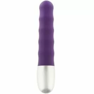 Vibratore Sevencreations Discretion Superficie Ondulata Bullet viola