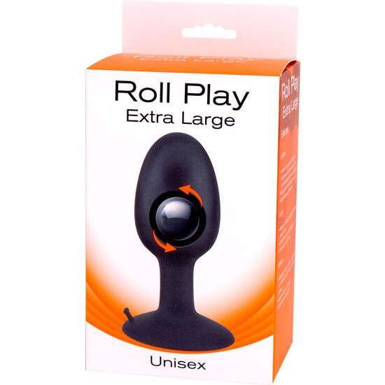 Plug Anale Roll Play con Sfera Interna Roteante Extra Large