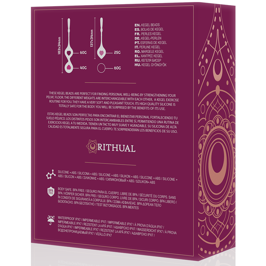 Set Per Allenamento Pelvico Rithual Deva Orchid 4 Set Per Allenamento Pelvico Rithual Deva Orchid 4