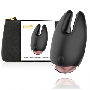 Stimolatore del Cllitoride Coquette Chic Desire nero e oro