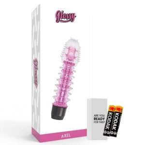 Vibratore Jelly Glossy Axel colore Rosa 14 cm