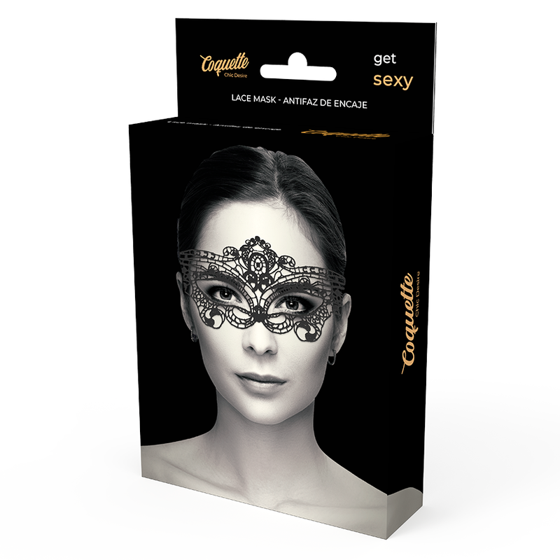 Maschera Coquette Chic Desire in Pizzo Colore Nero 7 Maschera Coquette Chic Desire in Pizzo Colore Nero 7
