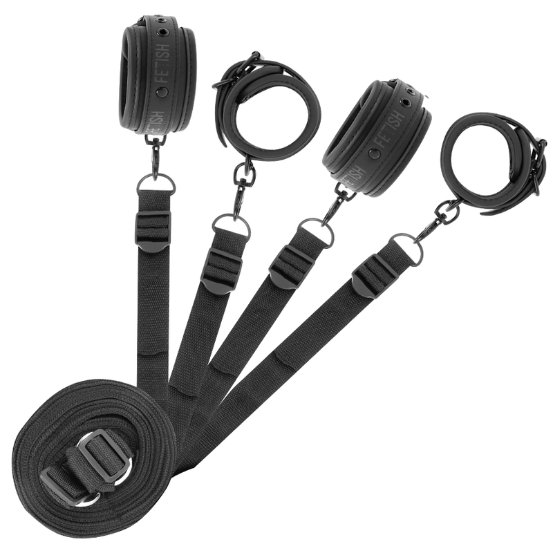 Kit Bondage per Letto Fetish Fantasy Wraparound Matress Restraints 22