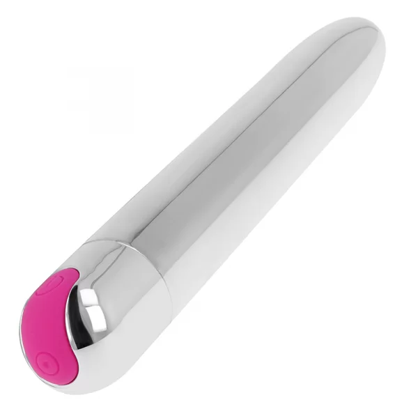 VIbratore Classico Ohmama Silver 10 Modalità 18.5 cm 3