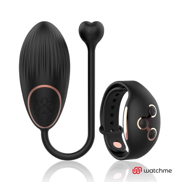 Ovulo Vibrante Anne’s Desire Curve Telecomando da Polso nero gold 2