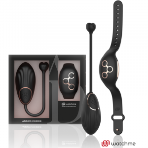 Ovulo Vibrante Anne’s Desire Curve Telecomando da Polso nero gold 8