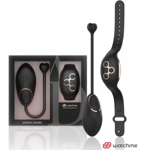 Ovulo Vibrante Anne’s Desire Curve Telecomando da Polso nero gold