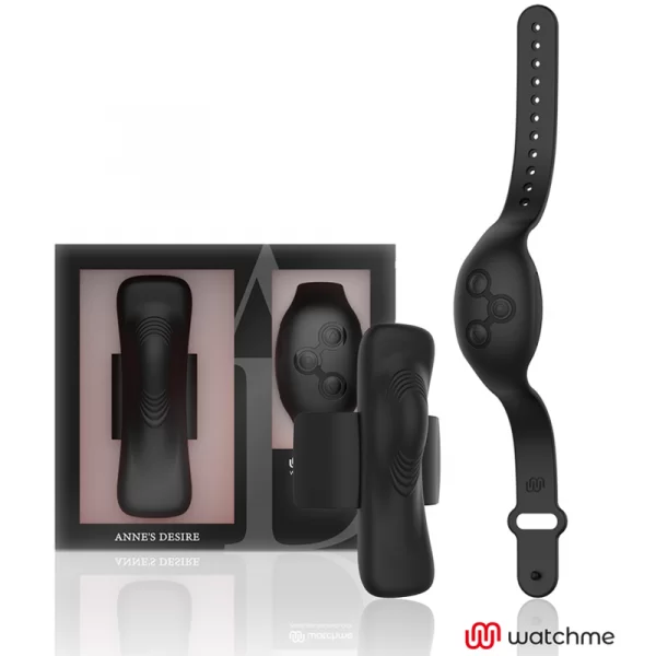 Stimolatore Anne’s Desire Panty Pleasure con Telecomando da Polso nero 2