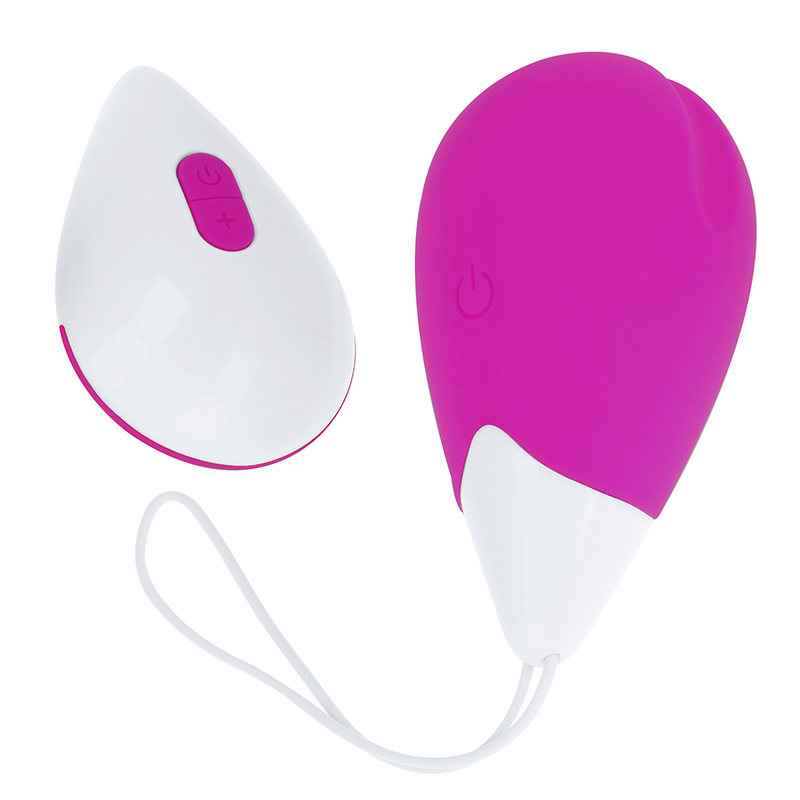 Ovulo Vibrante Wearwatch con Telecomando da Polso Rosa e Bianco
