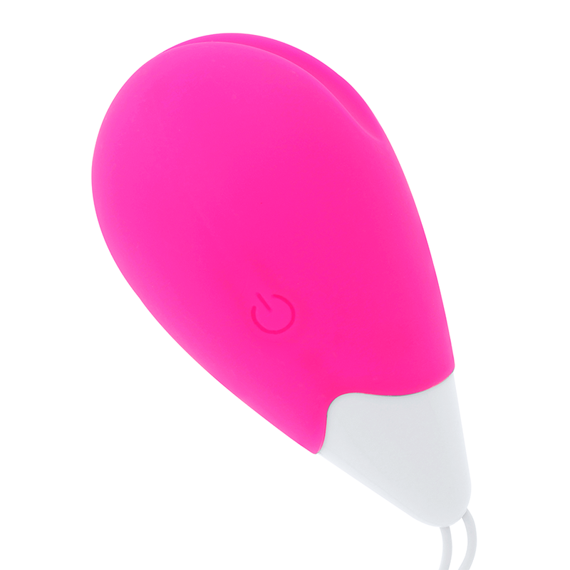 Ovulo Vibrante Oh Mama con Telecomando 10 Velocità rosa e bianco