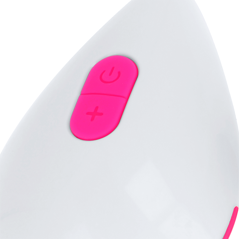 Ovulo Vibrante Oh Mama con Telecomando 10 Velocità rosa e bianco