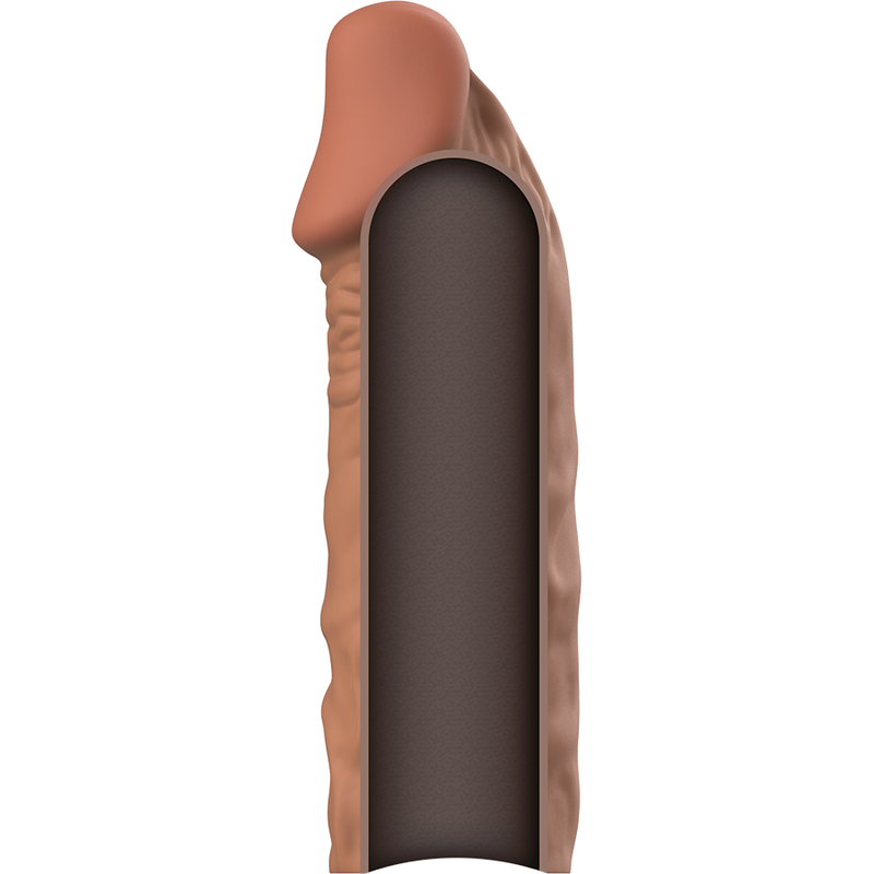 Estensore Pene in Silicone Liquido – Virilxl Extension V5 Marrone 4 Estensore Pene in Silicone Liquido – Virilxl Extension V5 Marrone 4