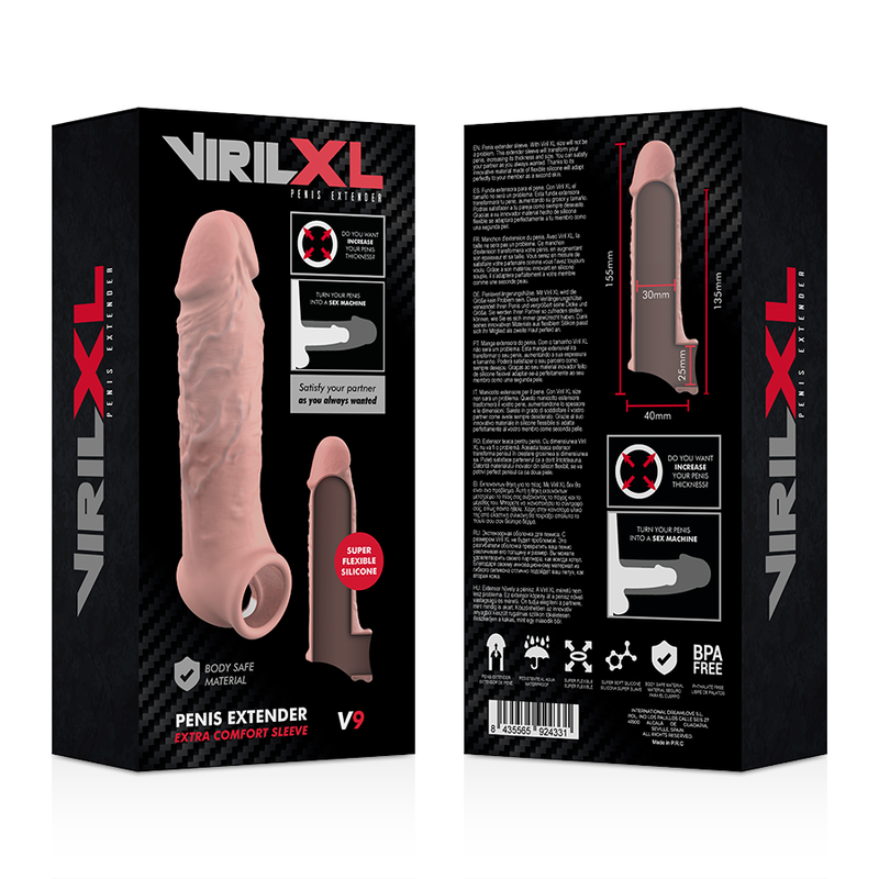 Estensore Pene ViriliXL Extra Comfort V9 Natural 3 Estensore Pene ViriliXL Extra Comfort V9 Natural 3