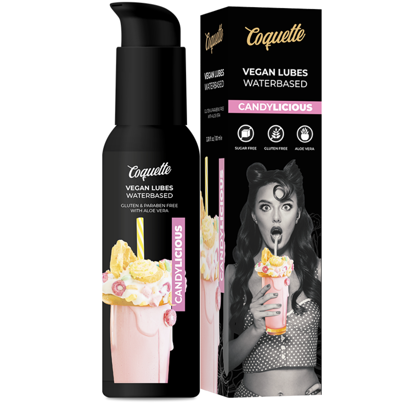 Lubrificante Coquette Premium Experience Vegano Caramelle e Ciambelle 100 ml 2