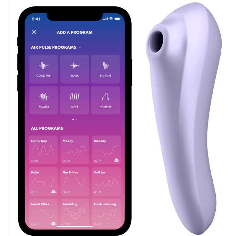 Stimolatore Donna Satisfyer Dual Pleasure Air Pulse – Malva 2