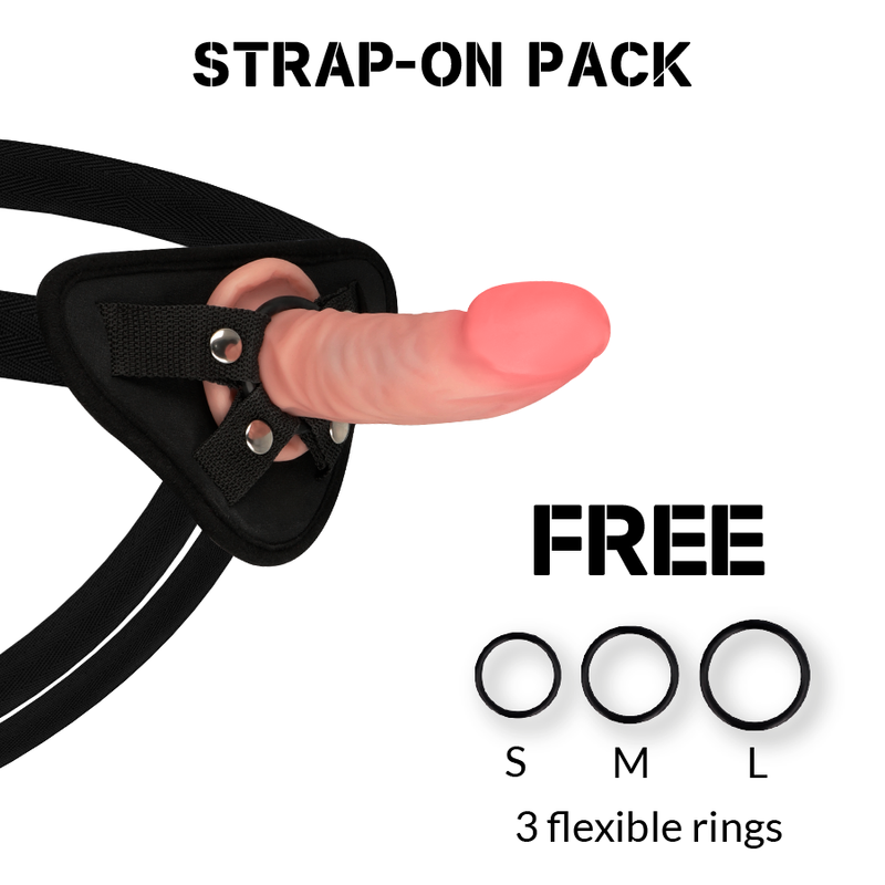 Vibratore Strapon Realistico Unisex – Harness Attraction