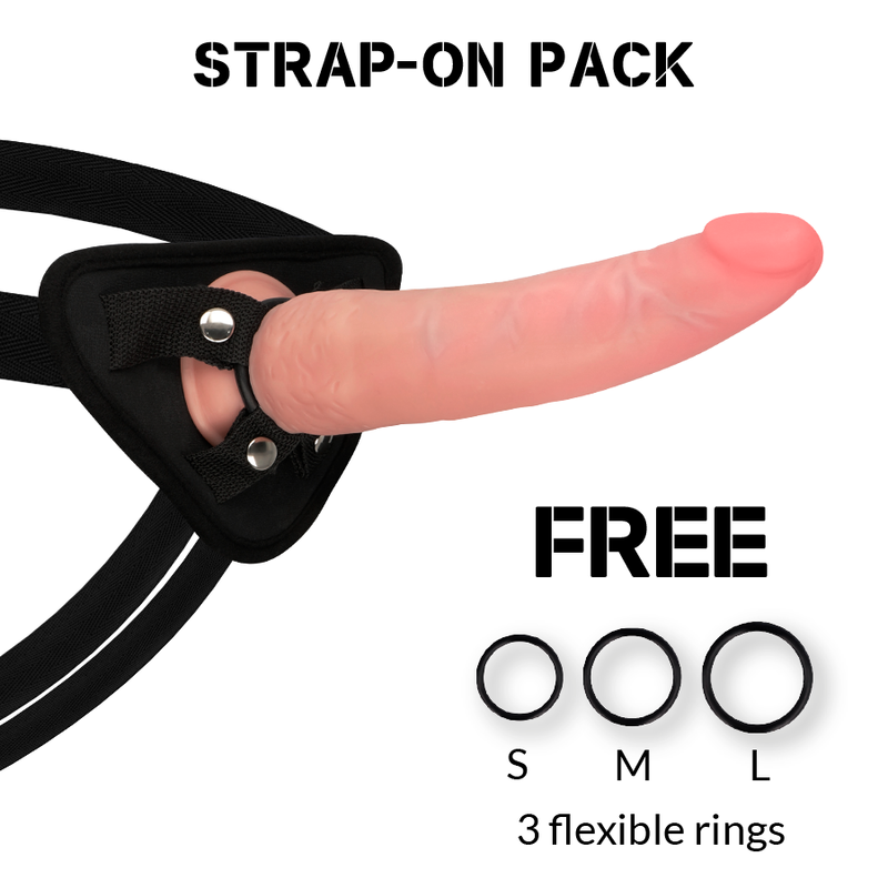 Strap On Dildo Dual Density Crusader – 21.5cm