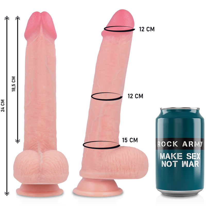 Strap On Dildo Dual Density Kingcobra – 24cm 3 Strap On Dildo Dual Density Kingcobra – 24cm 3