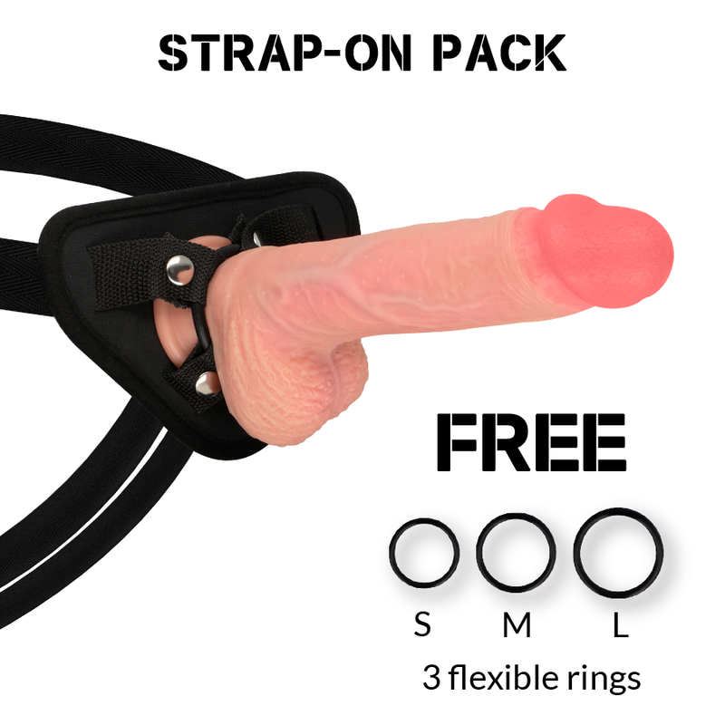 Strap On Dildo Dual Density Spitfire – 21cm