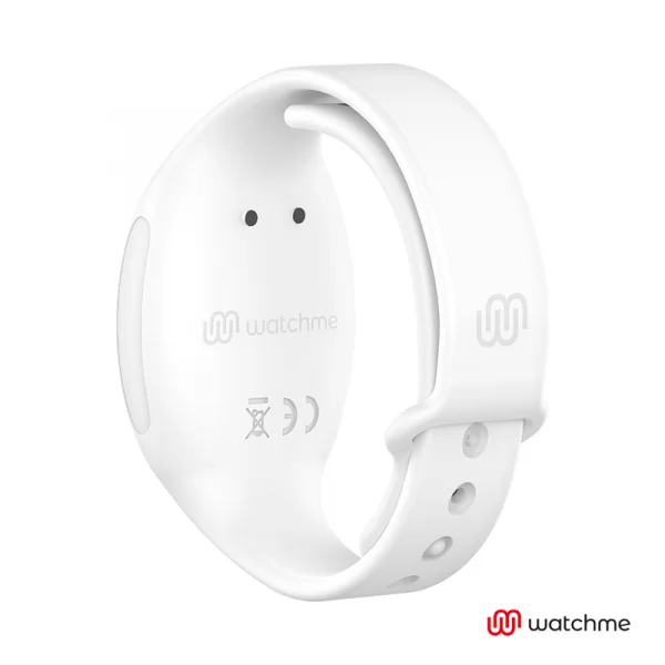 Ovulo Vibrante Wearwatch con Telecomando da Polso Rosa e Bianco 5