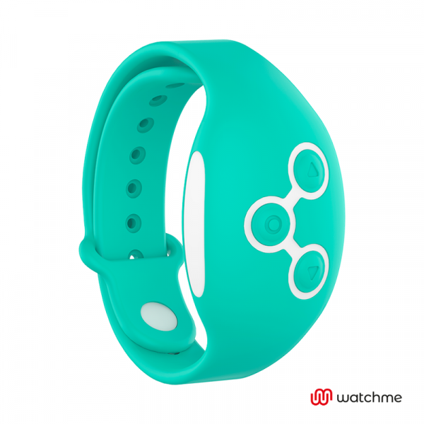 Ovulo Vibrante Wearwatch con Telecomando da Polso Acquamarina 3