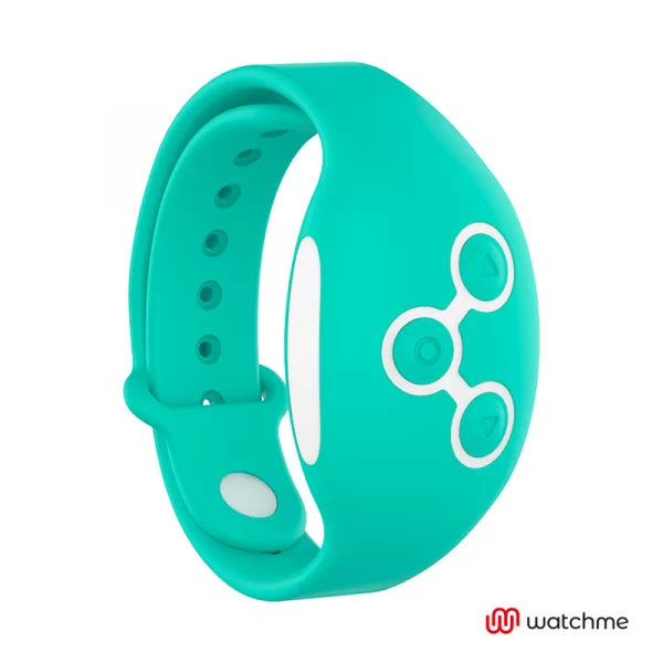 Stimolatore Wearwatch Dual Pleasure Cotrollo da Polso Verde Acqua 3