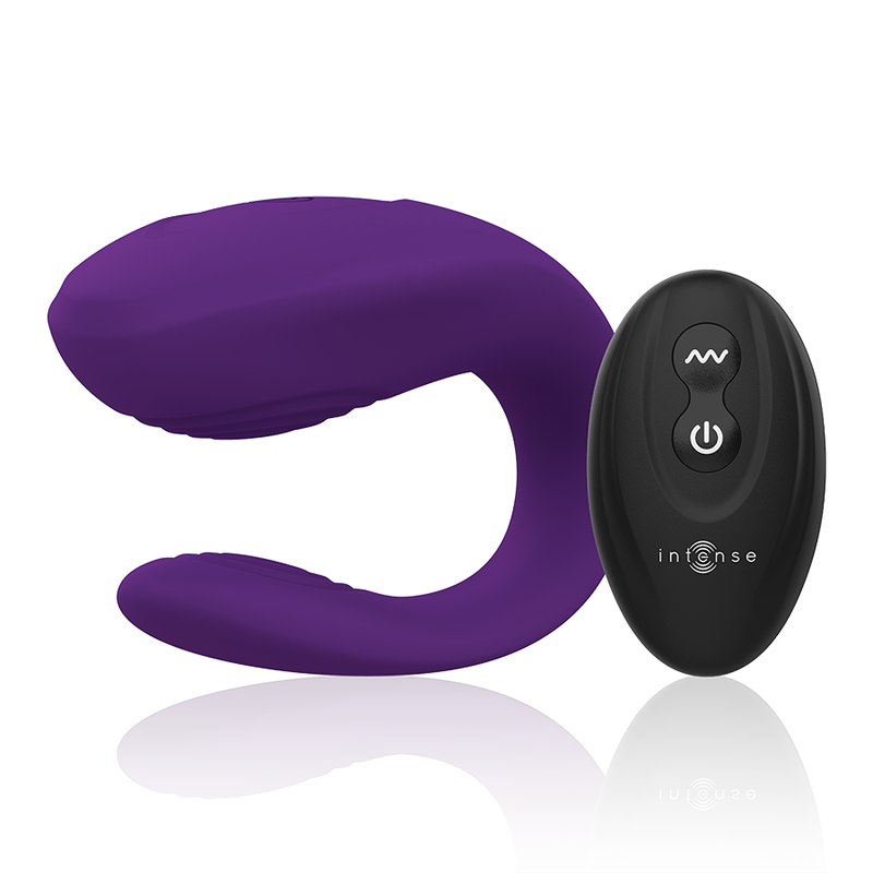 Vibratore per Coppia Intense Bruno Partner Double Pleasure Viola 4 Vibratore per Coppia Intense Bruno Partner Double Pleasure Viola 4