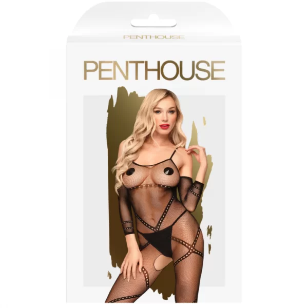 Bodystocking Penthouse Attico Sotto Arresto Nero 3