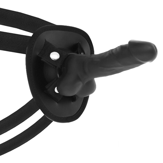 Dildo in Silicone con Imbracatura Donna Cock Miller – 13cm Nero 2