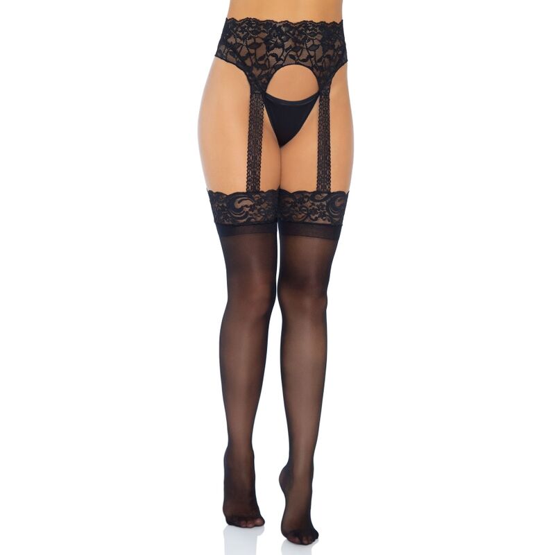 LEG AVENUE MEDIAS CON LIGUERO OPACAS TALLA UNICA 11