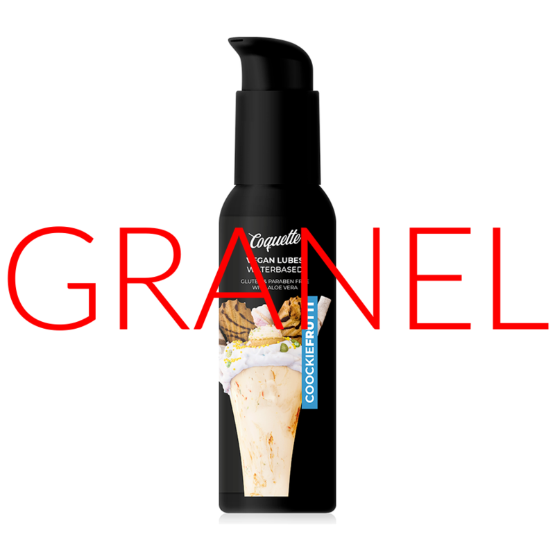 COQUETTE GRANEL LUBRICANTE  COOKIEFRUTTI 100ML (BOTE + DISPENSADOR + ETIQUETA)