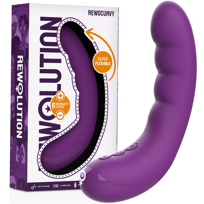REWOLUTION REWOCURVY VIBRATORE FLESSIBILE RICARICABILE
