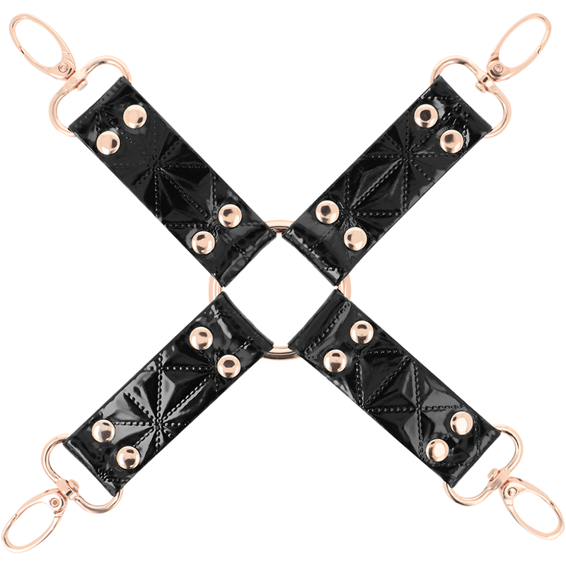 BEGME – BLACK EDITION HOG TIE IN PELLE VEGAN
