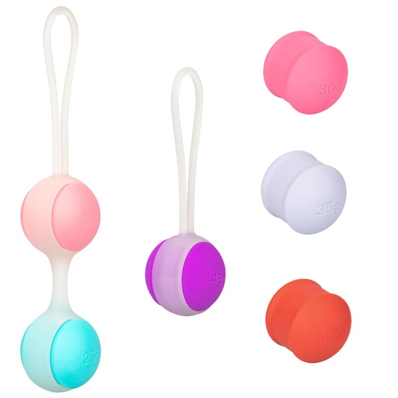 CALEXOTICS – SHE-OLOGY SET BOLAS KEGEL INTERCAMBIABILI
