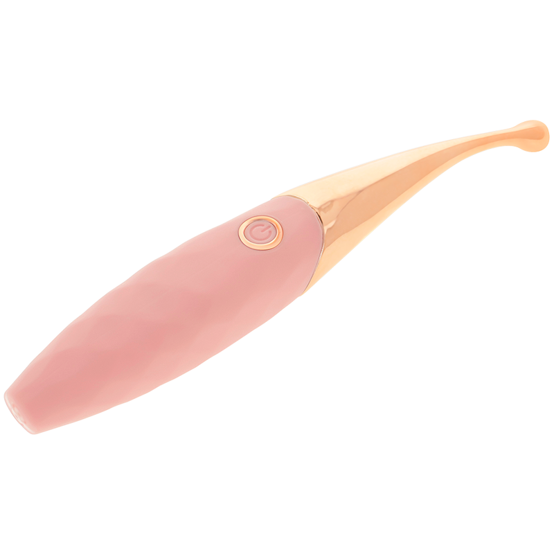 OHMAMA – STIMOLATORE CLITORIDE RICARICABILE 36 MODALITÀ ROSA-ORO ROSA
