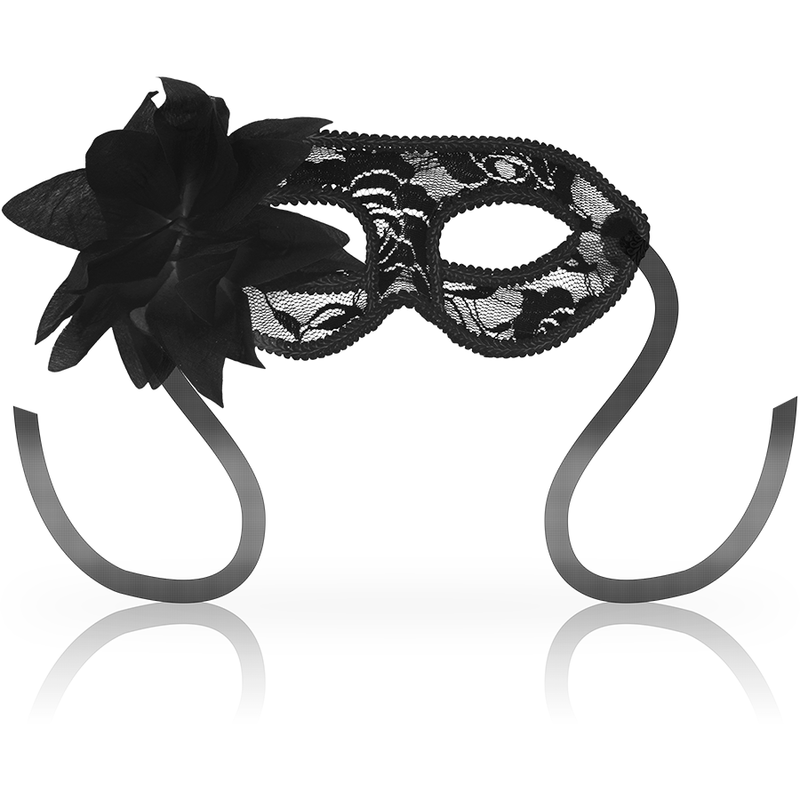 OHMAMA – MASCHERE MASCHERE IN PIZZO NERO E FIORI