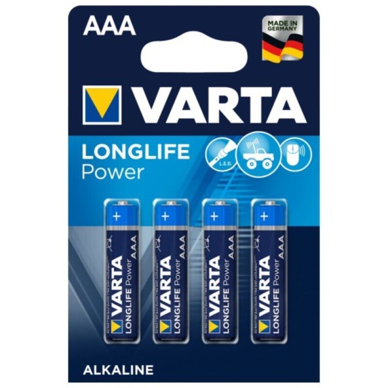 Varta Longlife Power Batteria Alcalina Aaa Lr03 4 Unità