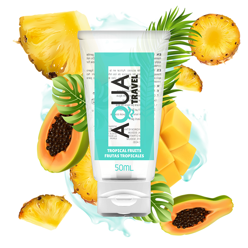 AQUA TRAVEL – LUBRIFICANTE A BASE ACQUA FRUTTI TROPICALI – 50 ML